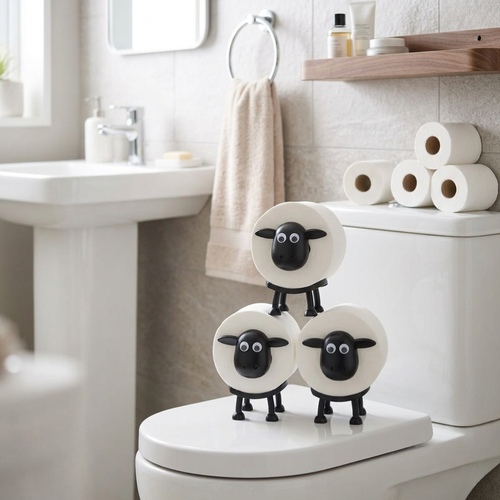 Porta Papel Higienico Oveja Decorativo Baño✨
